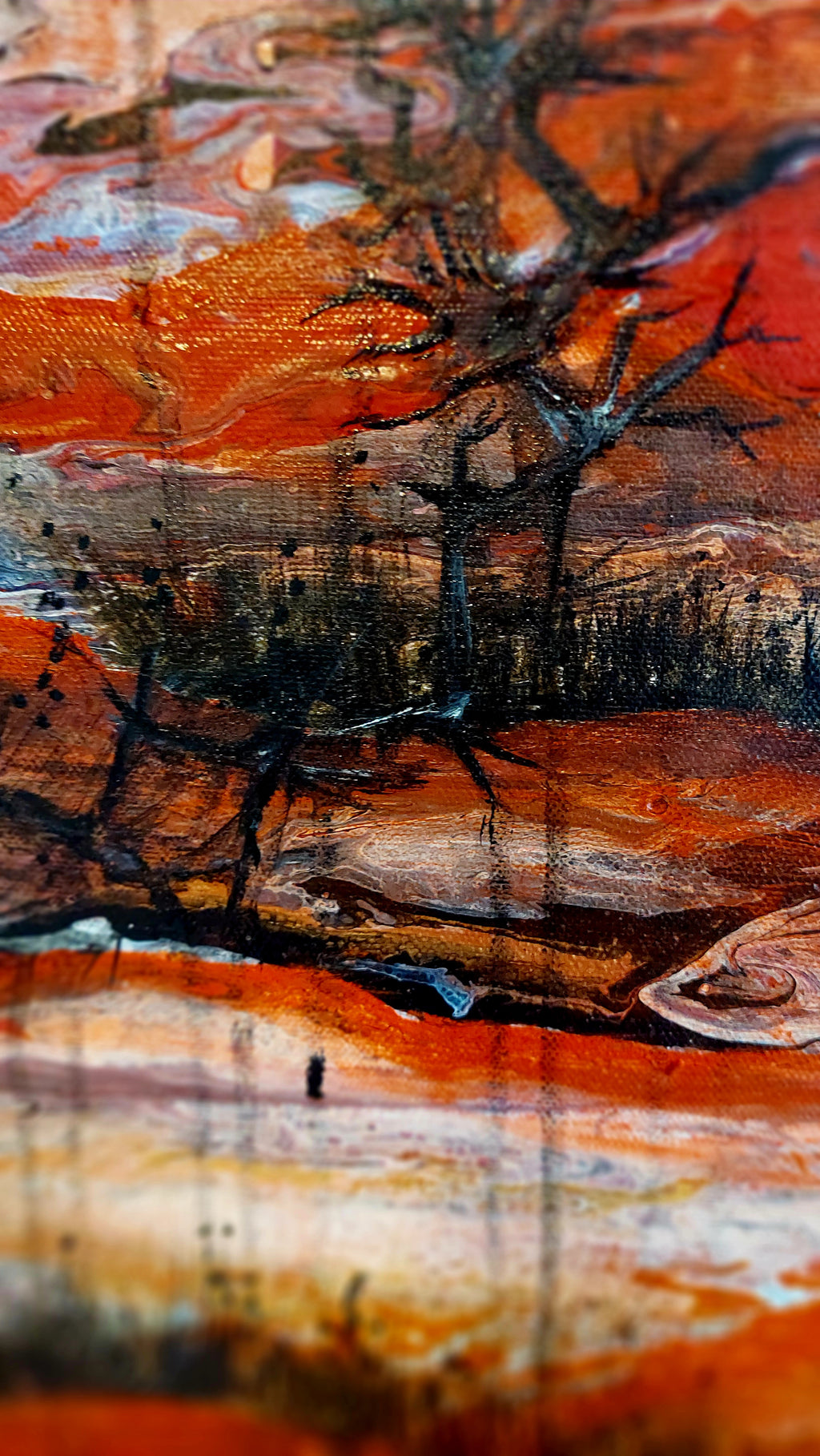 Red Meadow (90x90cm)