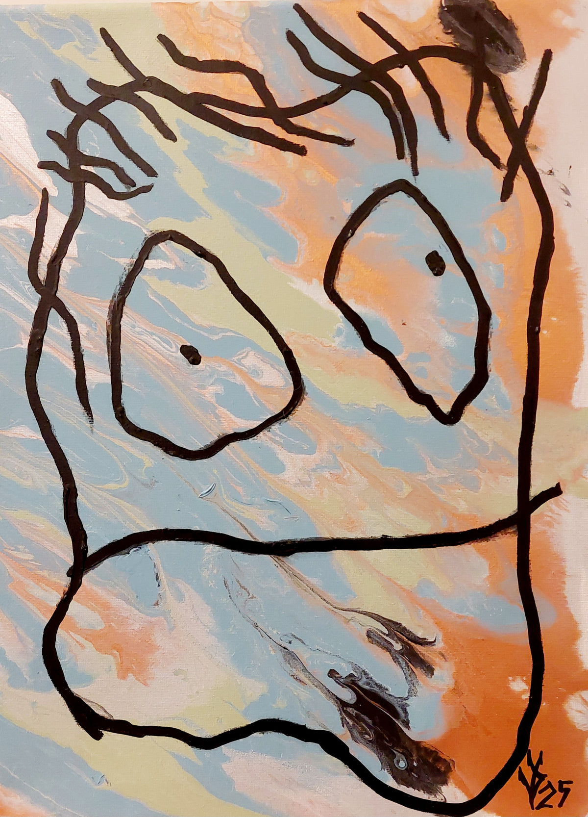 Beholding the Future (40x30cm)