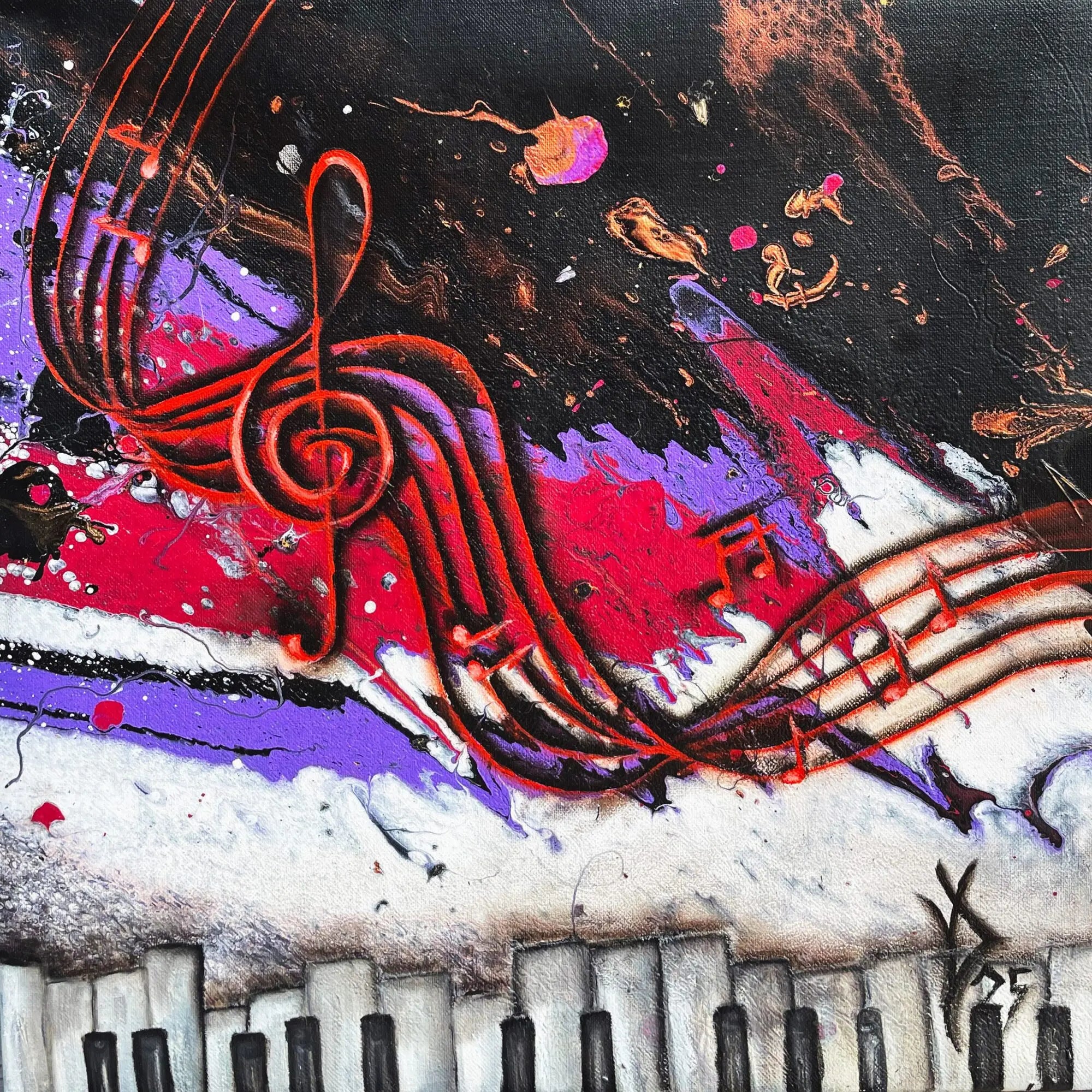 The Music of Life (50x50cm)