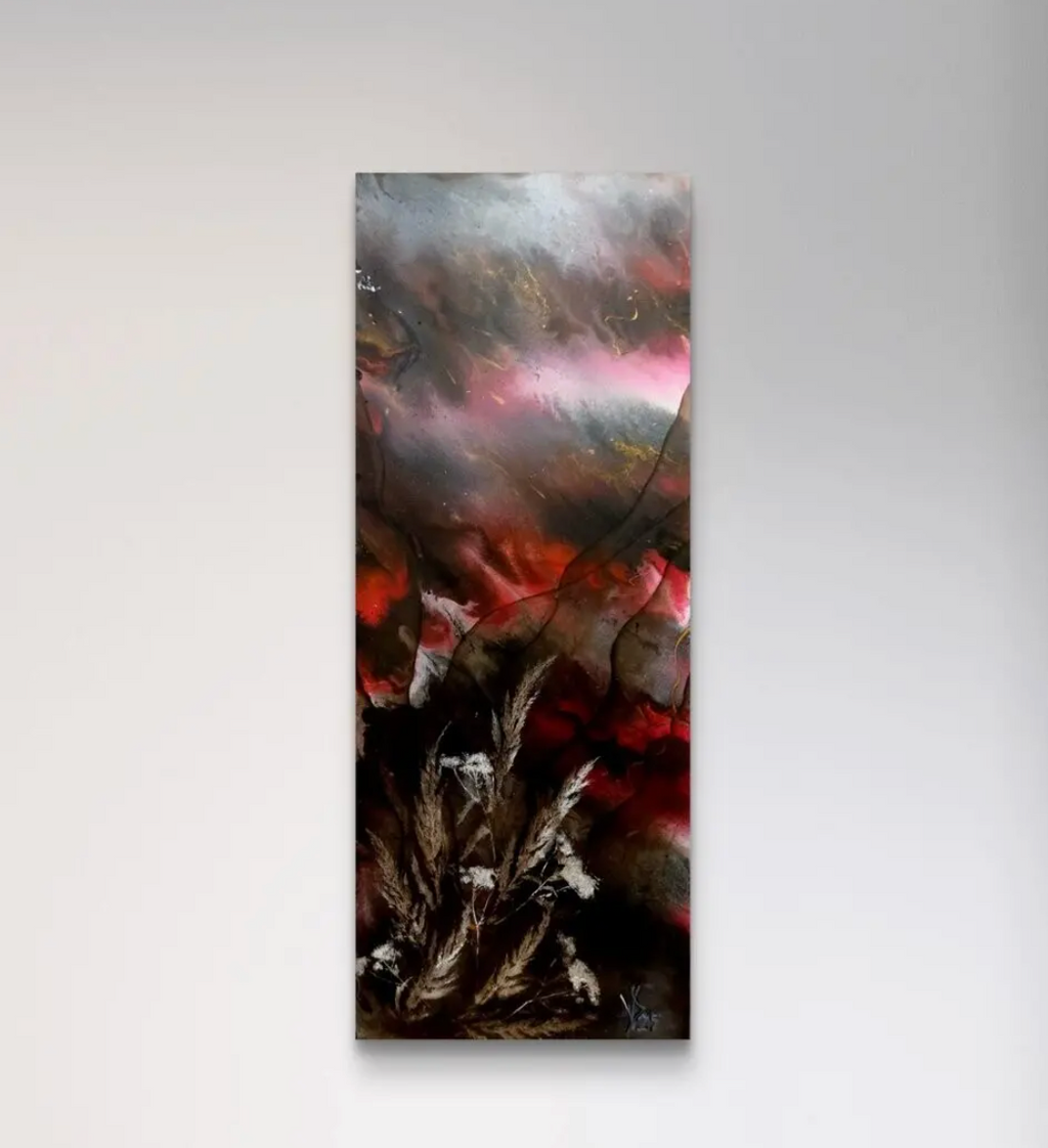 Where the Sky Smolders (100x40cm)