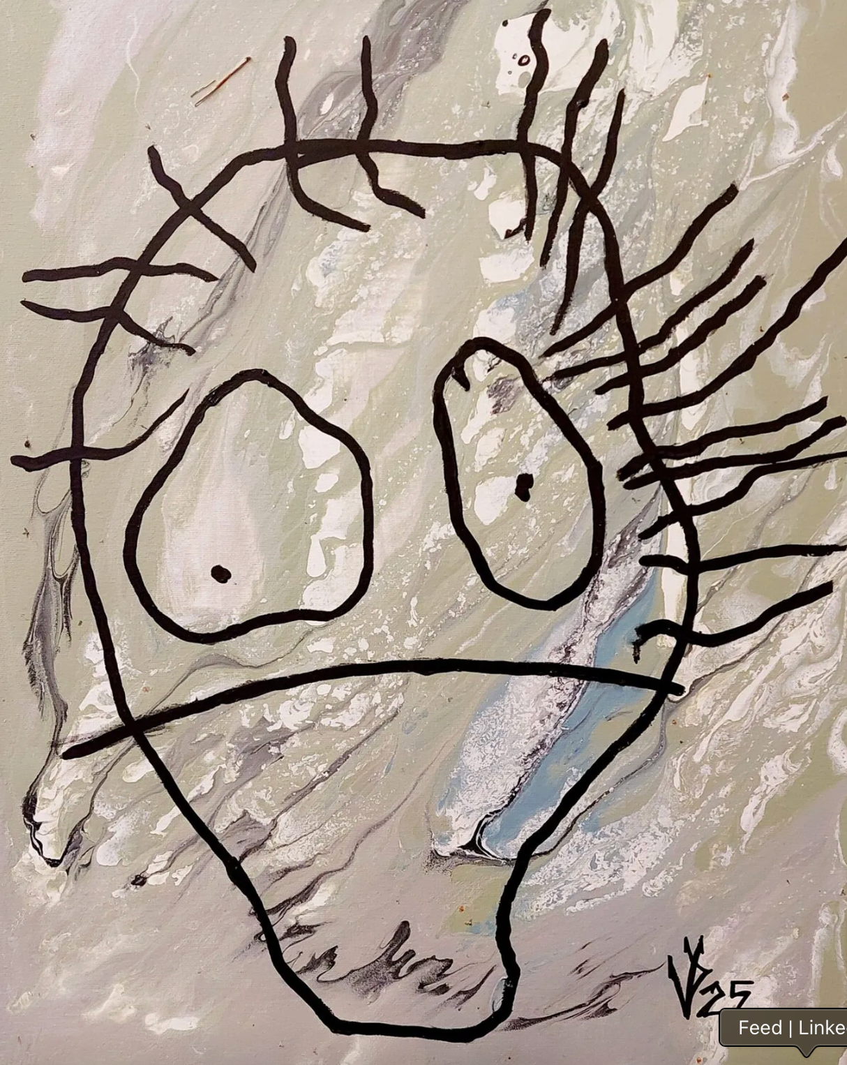 Form of Turmoil (50x40cm)