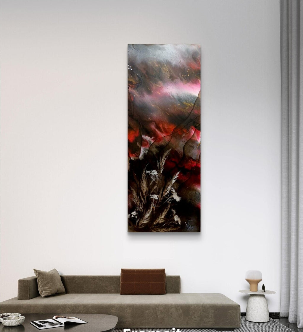 Where the Sky Smolders (100x40cm)