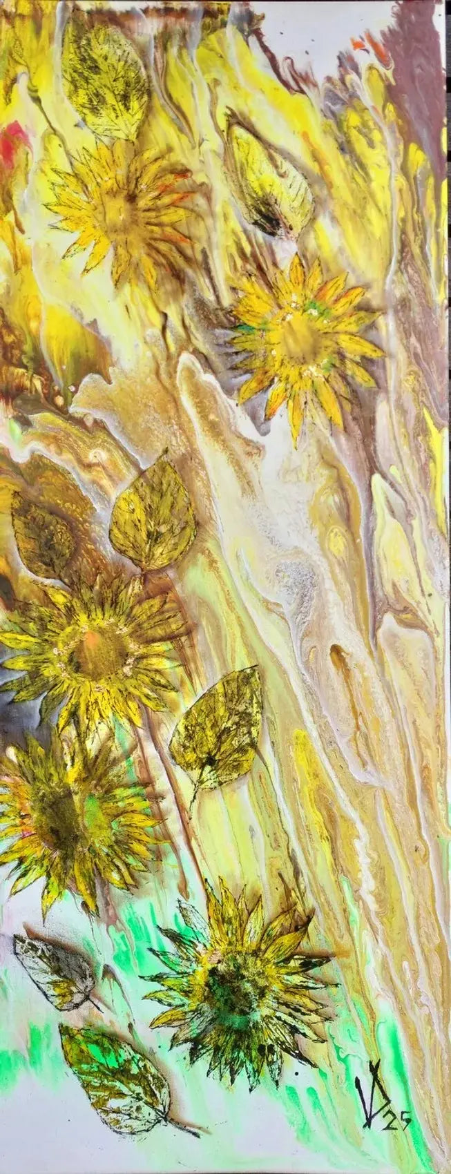 Ode to the Flowers of the Sun (100x40cm)