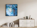 Blue Moment 2, (40x40cm)