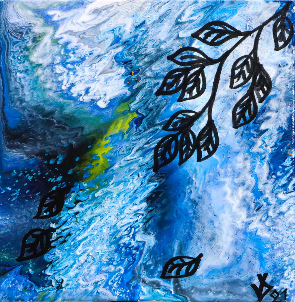 Blue Moment (40x40cm)