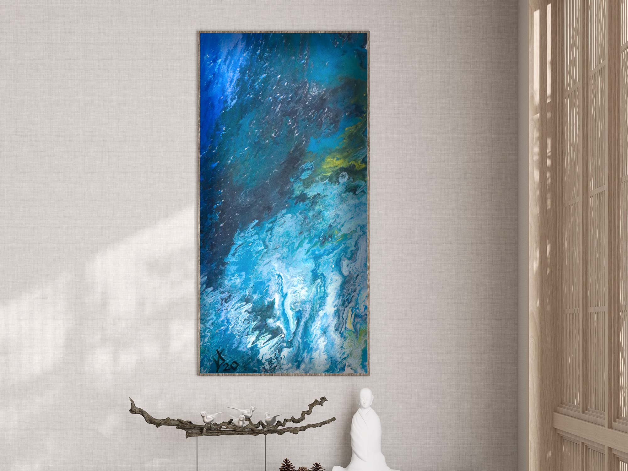 Blue (40x80cm)